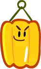 파프리카 샌드백 펫 이미지. 쿠키런 for Kakao의 펫 항목을 식별하기 위한 시각 자료입니다.