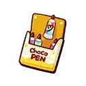 빨주노초 4색 초코펜 세트 보물 이미지. 쿠키런 for Kakao의 보물 항목을 식별하기 위한 시각 자료입니다.