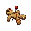 Thorn Stuck Clone Doll Treasure image used to identify a Cookie Run for Kakao Treasure entry.