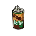 Warm Cafe Latte Drink Treasure image used to identify a Cookie Run for Kakao Treasure entry.
