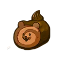 Yellow Bear Jelly Shaped Choco Roll Cake Treasure image used to identify a Cookie Run for Kakao Treasure entry.