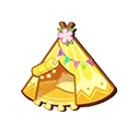Springtime Sunny Tent Treasure +9 Treasure image used to identify a Cookie Run for Kakao Treasure entry.