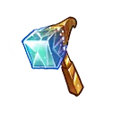 Frozen Solid Golden Hammer Treasure image used to identify a Cookie Run for Kakao Treasure entry.