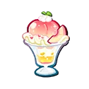 Special Peach Parfait Treasure image used to identify a Cookie Run for Kakao Treasure entry.
